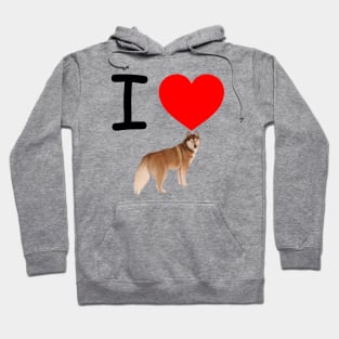 I Heart German Sheperd Hoodie